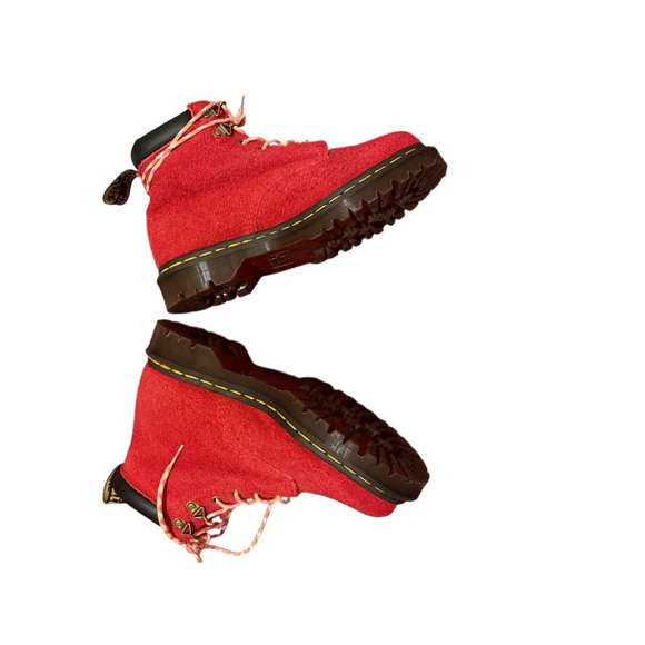 Dr. Martens Red 939 long napped suede Size 8 - Picture 2 of 7